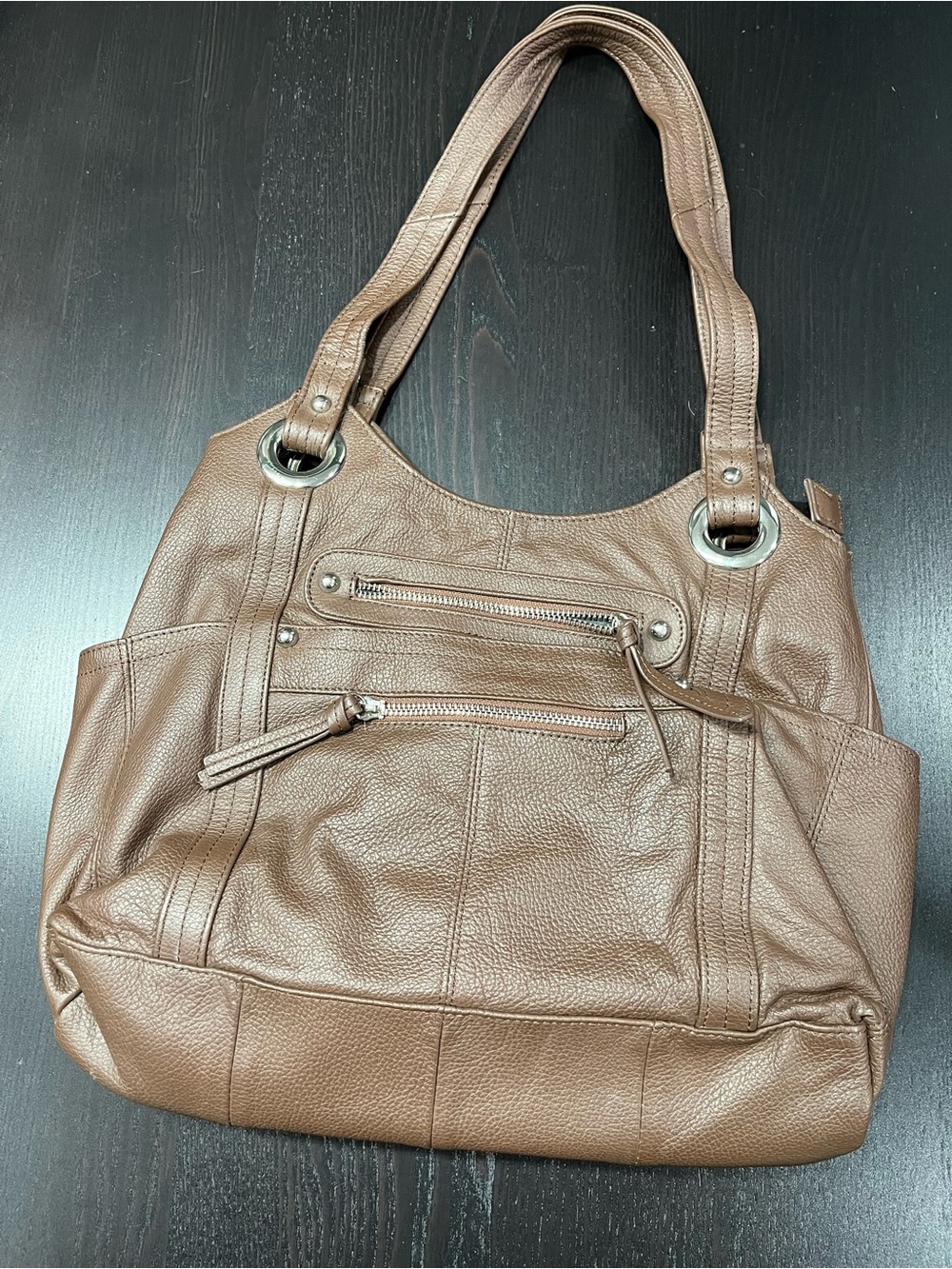 Roma Leathers Leather Locking CCW Conceal Carry Purse